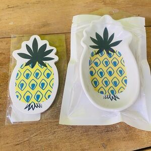 Pineapple keepsake tray & nail file